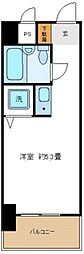 日興パレス伊勢佐木町北パート2 ワンルームの間取図画像