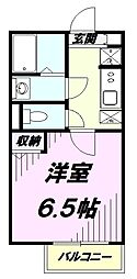 間取図画像 1K