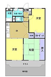 Pastorale 3DKの間取図画像