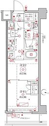 クレイシアIDZ幡ヶ谷 2Kの間取図画像