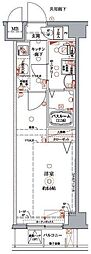 クレヴィスタ豊洲ベイサイド 1Kの間取図画像