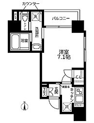 LiveCasa早稲田 1Kの間取図画像