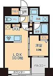 都営三田線 千石駅 徒歩5分の賃貸マンション 3階1LDKの間取り