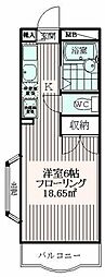 エトワール永山 1Kの間取図画像