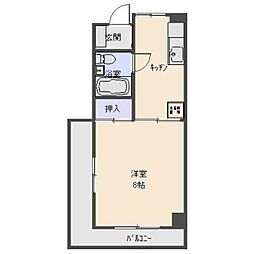 ブレイブマンション 1Kの間取図画像