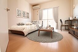 シャトル藤 203 2階1Kのリビング/ダイニング