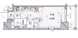 プレール・ドゥーク蒲田 1Kの間取図画像
