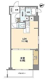 La Douceur富ヶ谷 1階1LDKの間取り