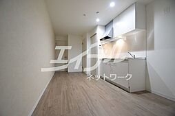 阪急千里線 豊津駅 徒歩4分の賃貸アパート 1階1DKのリビング/ダイニング