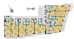 soare幕張2nd 1DKの間取図画像