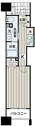 エクセル川崎WEST 1Kの間取図画像