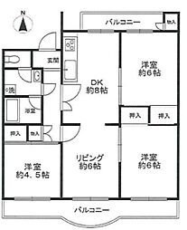 岡田団地11号棟 5階/503