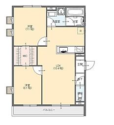 ボナールシャルトIII 2階/-