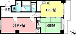 からかあさ 2DKの間取図画像