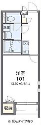 クレイノ野火止2 1Kの間取図画像