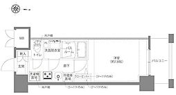 ＡＥＬＬ亀有 8階1Kの間取り