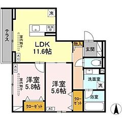 物件の間取り