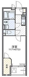 レオネクストシャイン 2階1Kの間取り