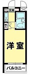 エルヴィーナ桜新町 ワンルームの間取図画像