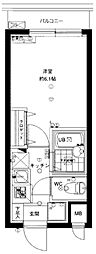 セジョリ上板橋 1Kの間取図画像