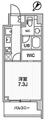 ディームス大塚 1Kの間取図画像