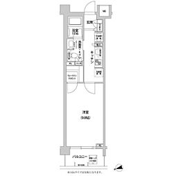 コンフォリア目黒青葉台 1Kの間取図画像
