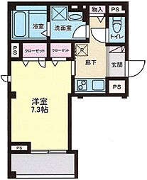 間取図画像 1K