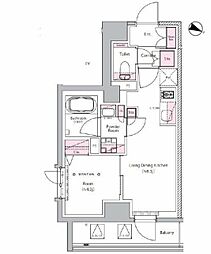 SYFORME NEXT MUKOJIMA 7階1LDKの間取り