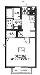 バーゼルK 1Kの間取図画像