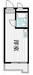 TOP中野第2 ワンルームの間取図画像