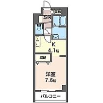 シャン・アヴェニュ 00603 ｜ 埼玉県さいたま市北区宮原町１丁目187-1（賃貸マンション1K・6階・29.97㎡） その2