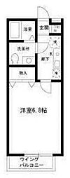 アルテ・K 1Kの間取図画像