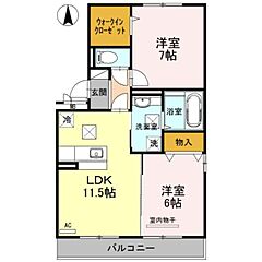 物件の間取り