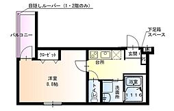 フジパレス鴻池新田駅東 1階/-