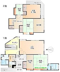 平山美月邸 6LDKの間取り
