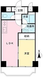 ラミアール聖蹟 1LDKの間取図画像