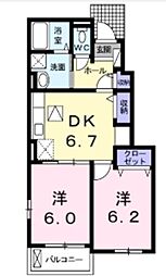 マロン・ドエルB 1階