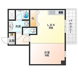 間取図画像 1LDK