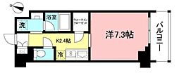 プライムメゾン方南町 2階1Kの間取り