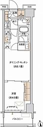 プライムネクサス大森北 1LDKの間取図画像