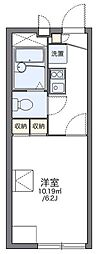 レオパレスフィーユ2 1Kの間取図画像