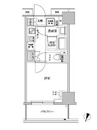 パークハビオ渋谷本町レジデンス 5階1Kの間取り