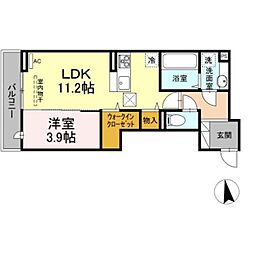 間取図画像 1LDK