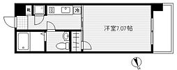 マークスプリングタワー東京オリエントビルNo52 1Kの間取図画像