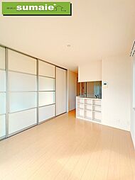 パークサイドツイン 1階2DKのリビング/ダイニング