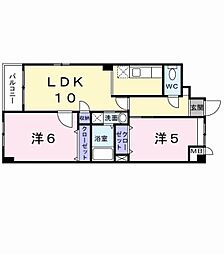 ディオーネ・ジエータ・イースト 2LDKの間取図画像