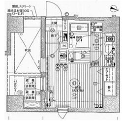 ブライズ森下リベラ 4階1Kの間取り