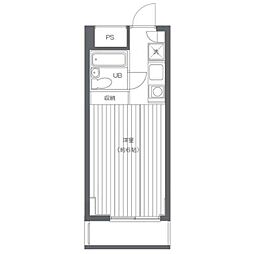 SKKビル ワンルームの間取図画像