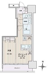 エスティメゾン錦糸町2 12階1LDKの間取り