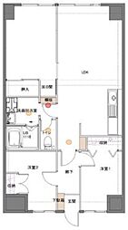 サンライト南浦和2番館 3LDKの間取図画像